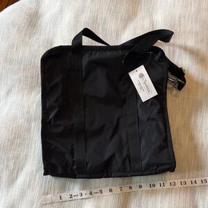 LeSportsac Gabrielle Box Tote Jet Black NWT